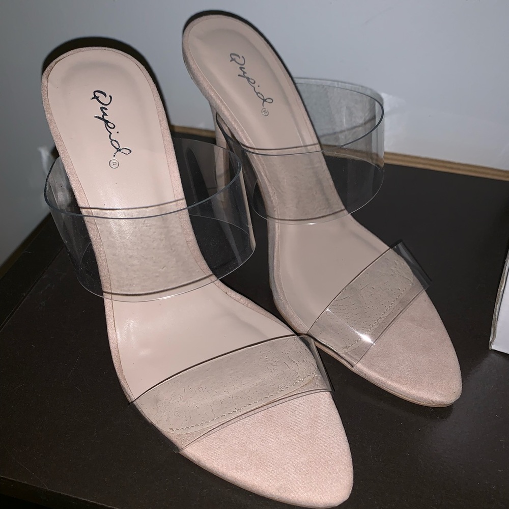 NEW Clear Transparent High Heels/Sandals